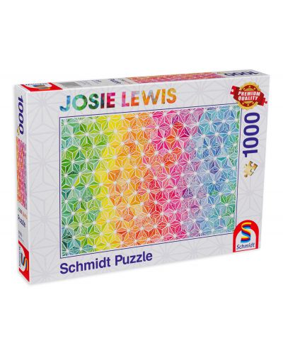 Пъзел Schmidt от 1000 части - Цветни триъгълници - 1