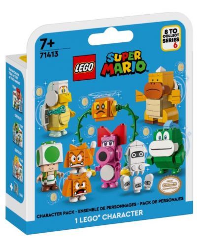 Пакети с герои LEGO Super Mario - серия 6, асортимент - 1