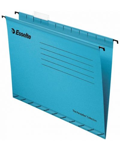 Папки за картотека Esselte Pendaflex - V образна, без машинка, синя - 1