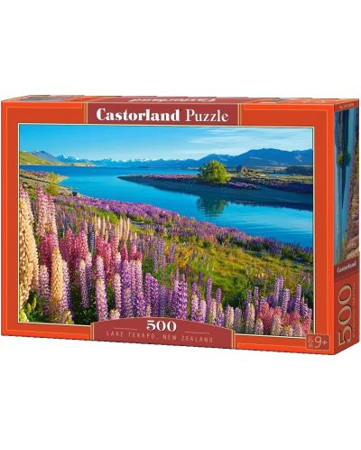 Пъзел Castorland от 500 части - Езерото Текапо, Нова Зеландия - 1