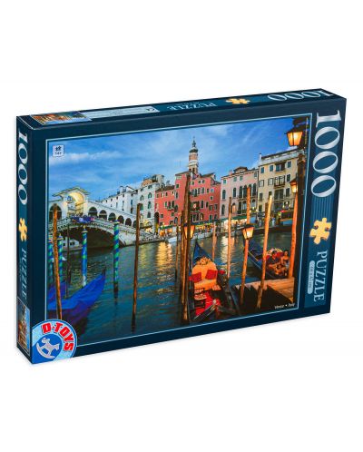 Пъзел D-Toys от 1000 части - Венеция, Италия - 1