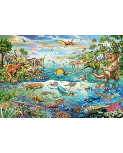Пъзел Schmidt от 200 части - Светът на динозаврите - 2