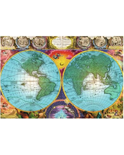 Пъзел Ravensburger от 3000 части - Антична карта на света - 2