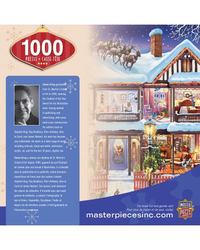 Пъзел Master Pieces от 1000 части - У дома за Коледа - 2