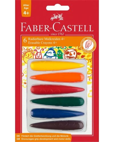 Пастели Faber-Castell - 6 цвята - 1