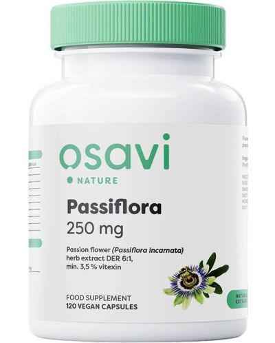 Passiflora, 250 mg, 120 капсули, Osavi - 1