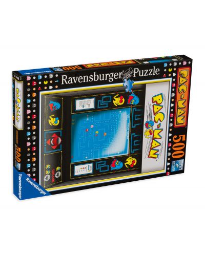 Пъзел Ravensburger от 500 части - Игра Pac-Man - 1