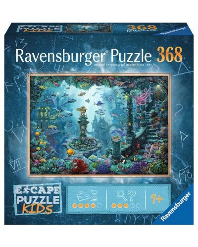 Пъзел-загадка Ravensburger от 368 части - Подводно царство - 1