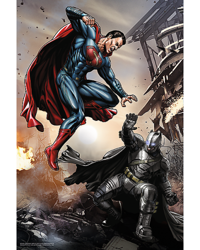 Пъзел Trefl от 260 части - Батман срещу Супермен - 2