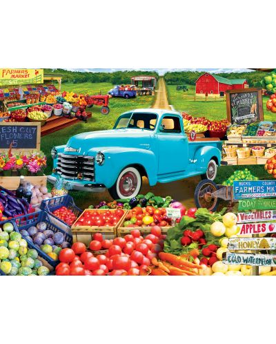 Пъзел Master Pieces от 750 части - Пазар за плодове и зеленчуци - 2