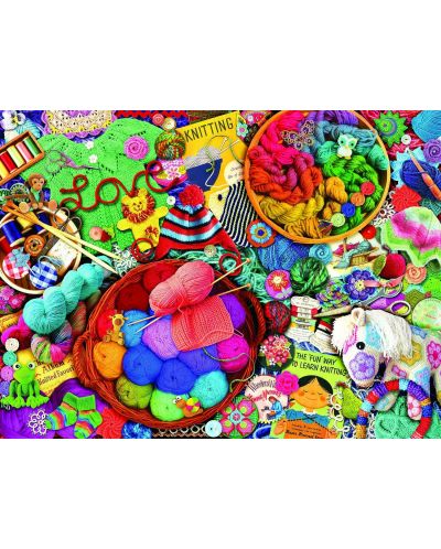 Пъзел SunsOut от 1000 части - Плетени играчки - 1