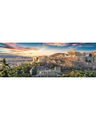 Панорамен пъзел Trefl от 500 части - Акропола, Атина - 1