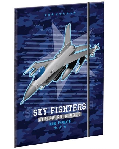 Папка с ластик S. Cool - Sky Fighters - 1