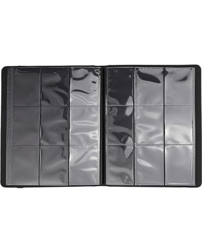 Папка за съхранение на карти Ultra Pro - 9-Pocket Collectors Portfolio, Black - 2