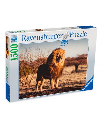 Пъзел Ravensburger от 1500 части - Лъвът - царят на животните - 1