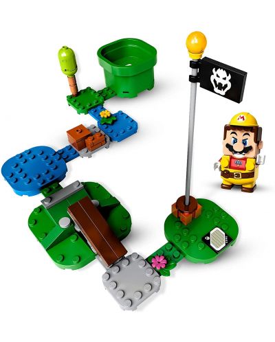 Пакет с добавки Lego Super Mario -  Builder Mario (71373) - 3