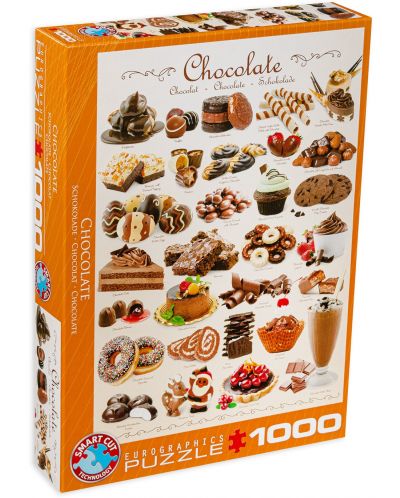 Пъзел Eurographics от 1000 части – Шоколад - 1