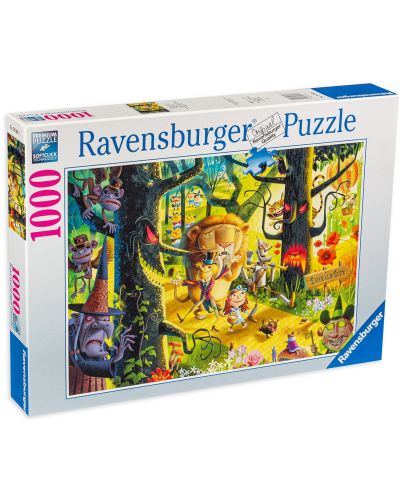 Пъзел Ravensburger от 1000 части - Животни в гората - 1