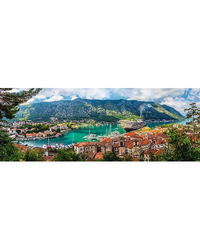 Панорамен пъзел Trefl от 500 части - Котор, Черна гора - 1