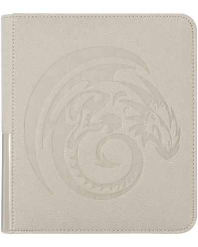 Папка за съхранение на карти Dragon Shield Zipster - Ashen White (Small) - 1