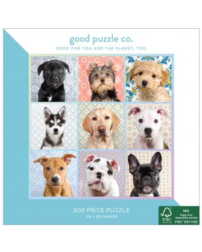 Пъзел Good Puzzle от 500 части - Кучешки портрет - 1
