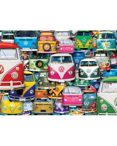 Пъзел Eurographics от 1000 части - Фънки колекция на Volkswagen - 2