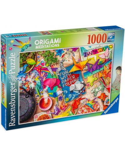 Пъзел Ravensburger от 1000 части - Оригами - 1