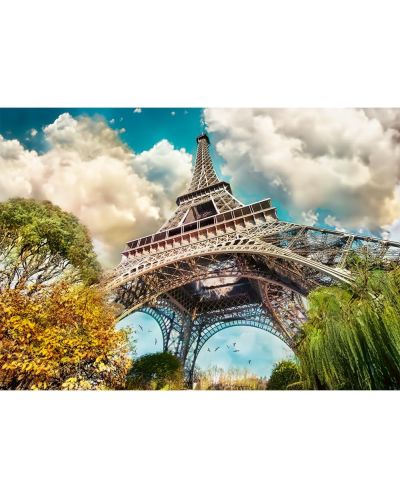 Пъзел Trefl от 1000 части - Айфеловата кула в Париж, Франция - 2