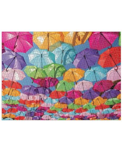 Пъзел Good Puzzle от 1000 части - Цветни чадъри - 2