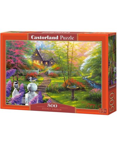 Пъзел Castorland от 500 части - Тайна градина - 1