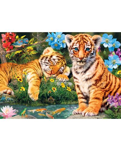 Пъзел Master Pieces от 500 части - Сладки тигърчета - 2