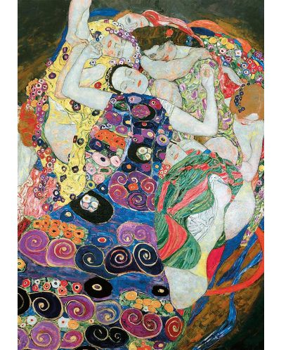 Пъзел Educa от 2 x 1000 части - Целувката и  Девицата на Густав Климт - 3