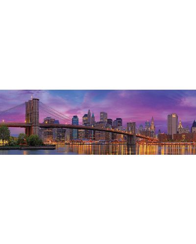 Панорамен пъзел Eurographics от 1000 части - Бруклинският мост, Ню Йорк - 2