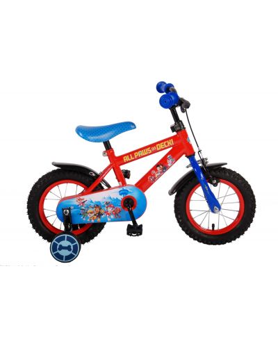 Детски велосипед с помощни колела E&L Cycles - Пес Патрул, 12 инча - 2