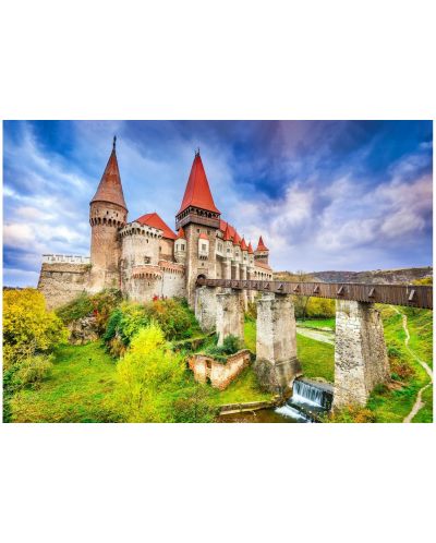 Пъзел Enjoy от 1000 части - Замъкът Корвин, Румъния - 2