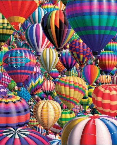 Пъзел White Mountain от 1000 части - Цветни балони - 2