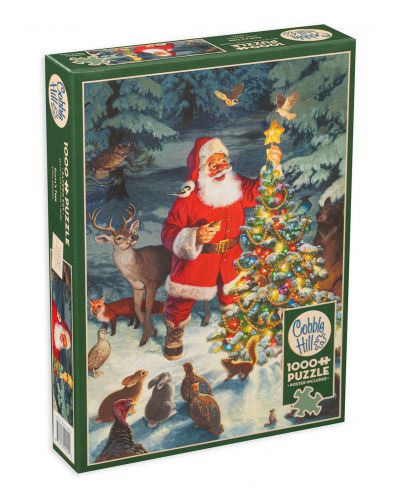 Пъзел Cobble Hill от 1000 части - Дядо Коледа - 1