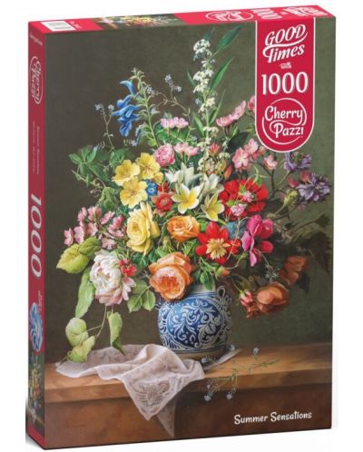 Пъзел Cherry Pazzi от 1000 части – Цветя в хола - 1