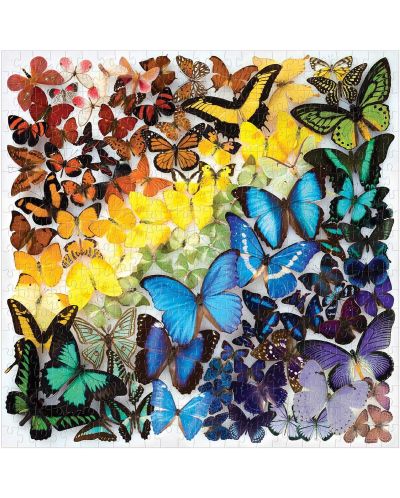 Пъзел Galison от 500 части - Красиви пеперуди - 2