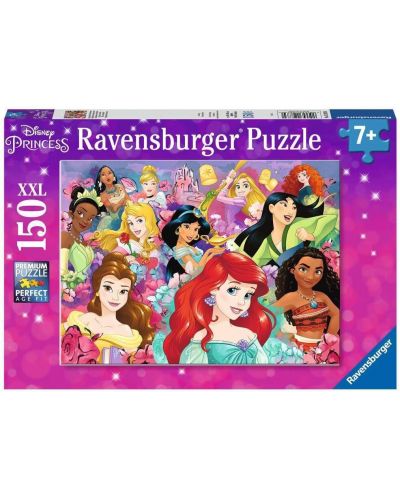 Пъзел Ravensburger от 150 XXL части - Дисни принцеси: Мечтите се сбъдват - 1