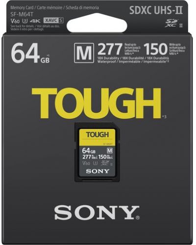 Памет Sony - Tough M-Series, SDXC, 64GB, UHS-II U3 - 2
