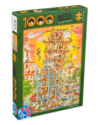 Пъзел D-Toys от 1000 части – Кулата в Пиза - 1