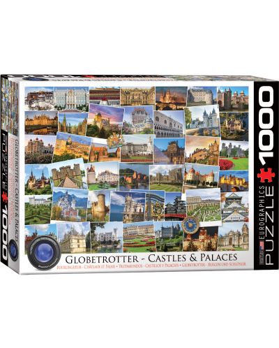 Пъзел Eurographics от 1000 части – Пътешественик на замъците и дворците по света - 1