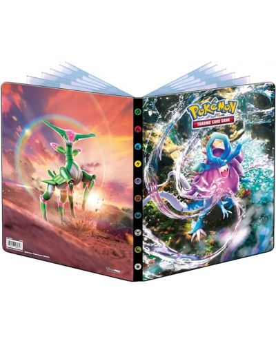 Папка за съхранение на карти Ultra Pro - 9-Pocket Portfolio, Pokemon TCG: Walking Wake and Iron Leaves - 1