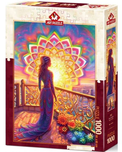 Пъзел Art Puzzle от 1000 части - Цветето на живота - 1