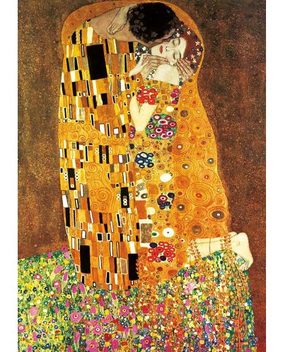 Пъзел Educa от 2 x 1000 части - Целувката и  Девицата на Густав Климт - 2
