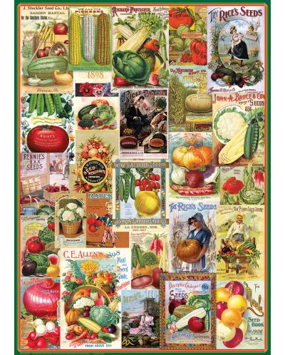 Пъзел Eurographics от 1000 части – Каталог за семена на зеленчуци - 2