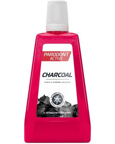 Parodont Active Вода за уста Charcoal, 300 ml - 1