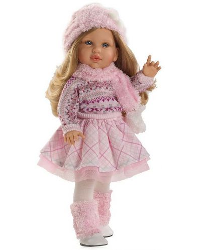 Кукла Paola Reina Soy Tú - Одри, с розов тоалет, 42 cm - 1