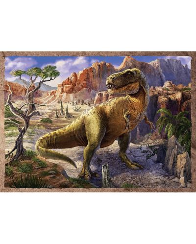 Пъзел Trefl 4 в 1 - Интересни динозаври - 2